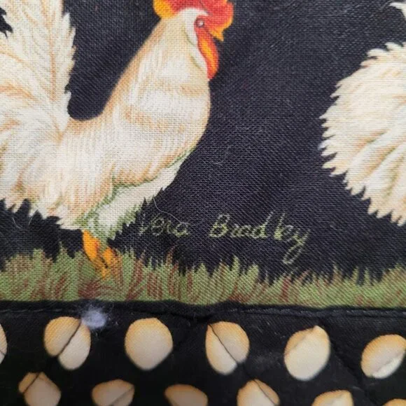 (Rare) Retired Vintage Vera Bradley Chanticleer Rooster Drawstring Backpack - Picture 6 of 13